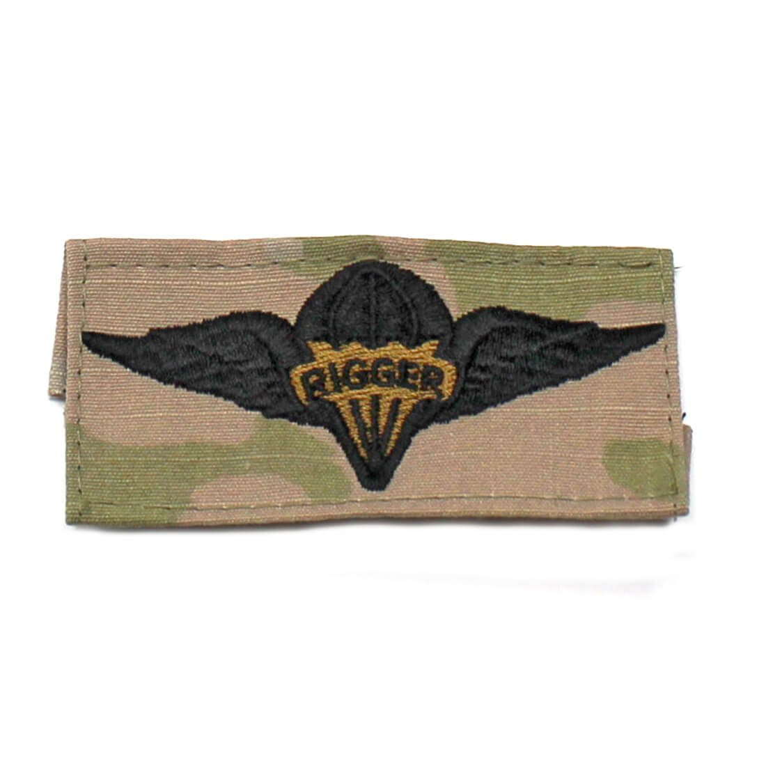 Army Pararigger Gold OCP Patch Sew-On Badge for OCP Uniforms