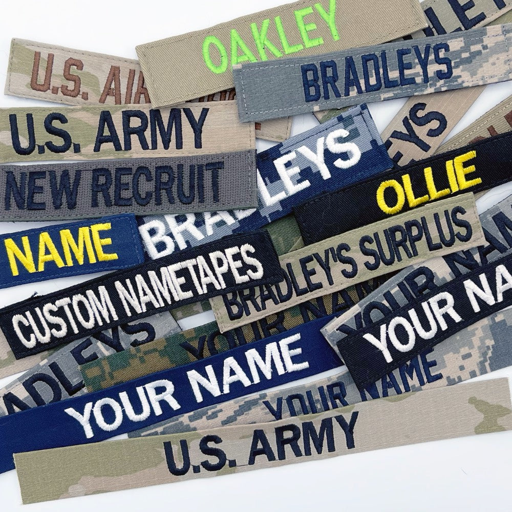 OCP U.S. ARMY Name Tapes with Hook Fastener - (4 Pack)