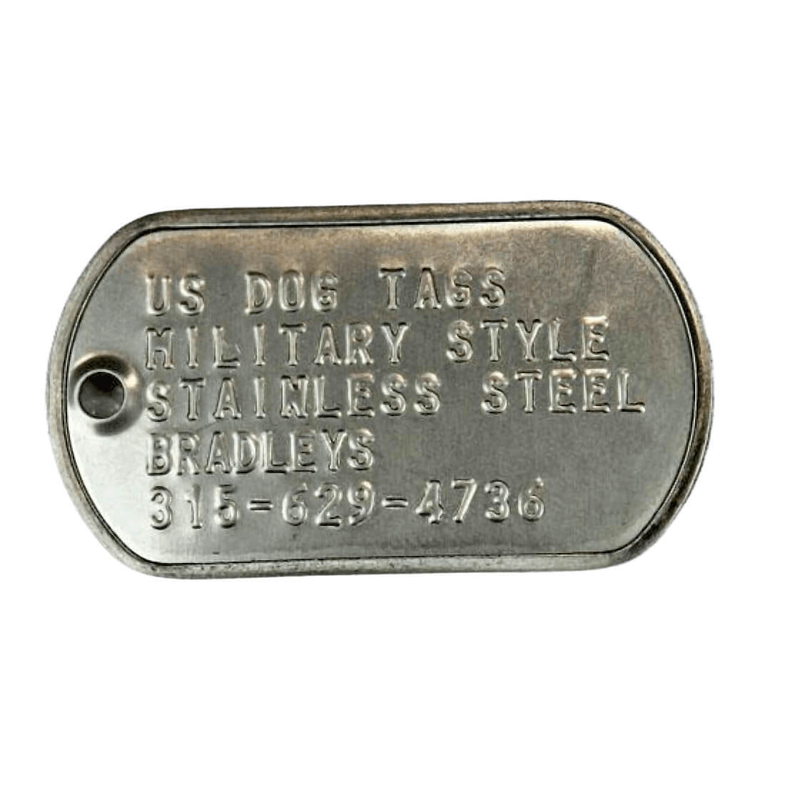 Custom Embossed Dog Tags Set All Branches Standard Military Issue