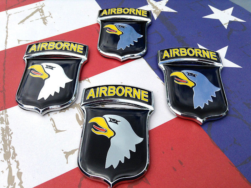 101st Airborne Division Metal Decal