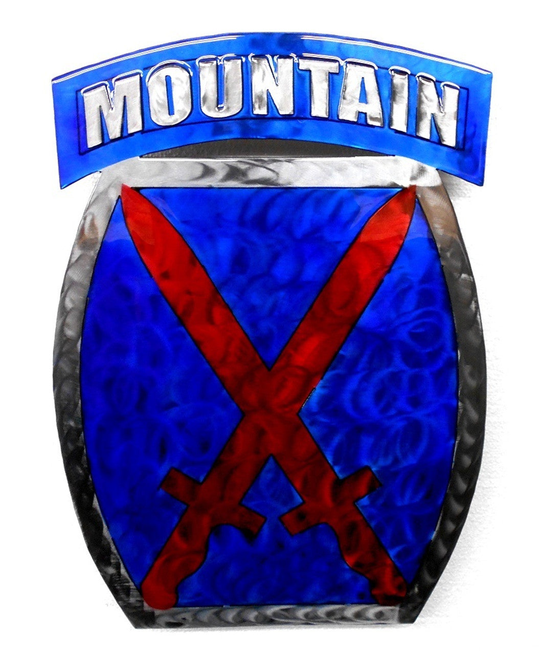 10th Mountain Division Metal Wall Art by Liquid Metal