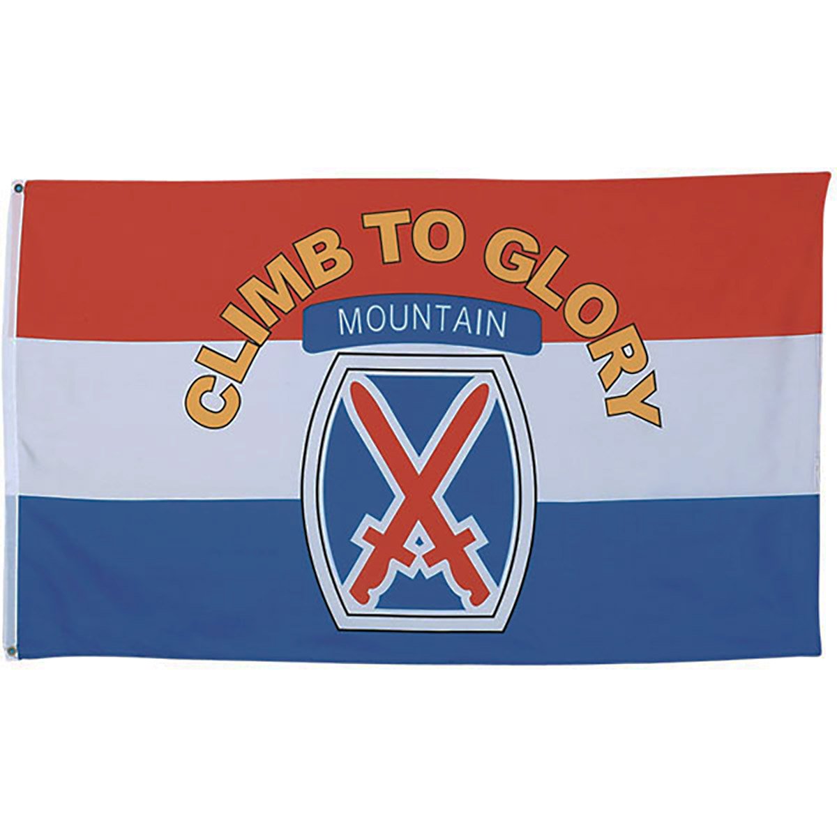 10th Mountain Division Flag "Climb to Glory" 3'x5'