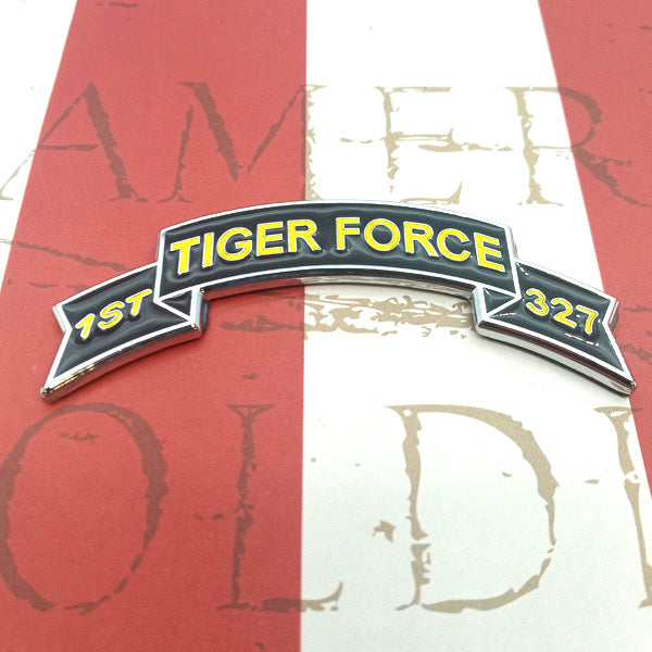 Tiger Force 1/327th Infantry “Above the Rest” Metal Decal