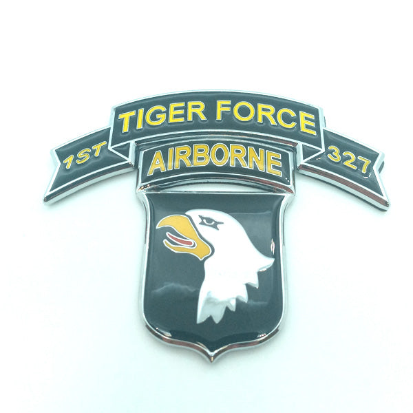 Tiger Force 1/327th Infantry “Above the Rest” Metal Decal