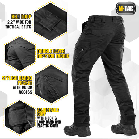 M-Tac Tactical Pants Aggressor Gen II Flex Rearview