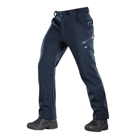 Navy Blue M-Tac Pants Soft Shell Winter