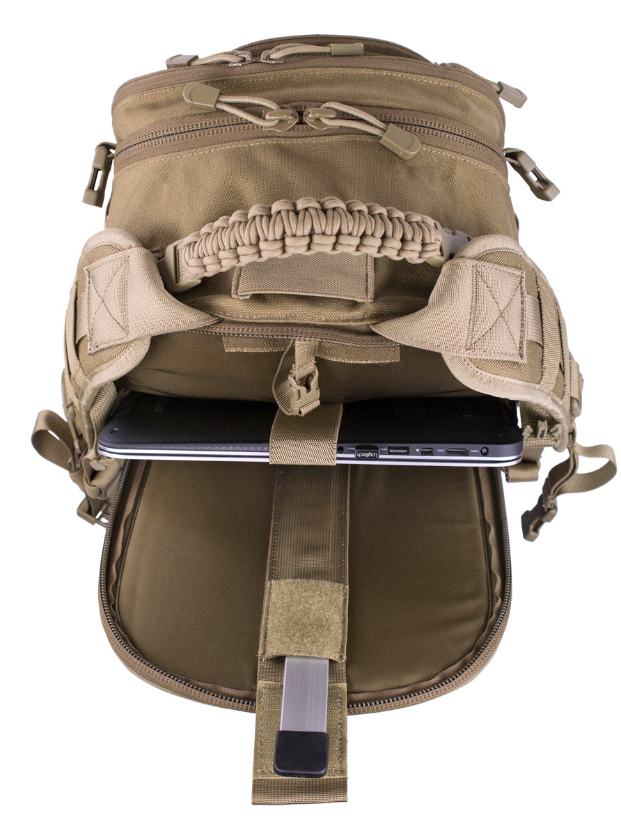 PULSE 24-Hour MOLLE Compatible Backpack Top Open