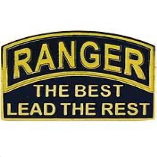 Ranger "The Best Lead The Rest" Lapel Pin