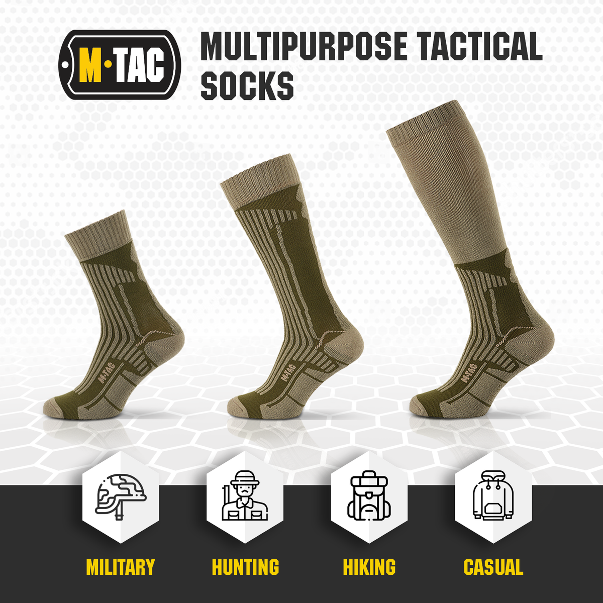 M-Tac Military Tactical Mid Calf Socks