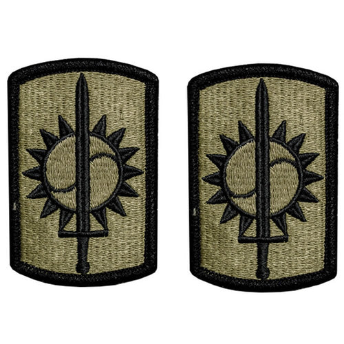 8th Military Police Brigade OCP Patch With Hook Fastener - Pair