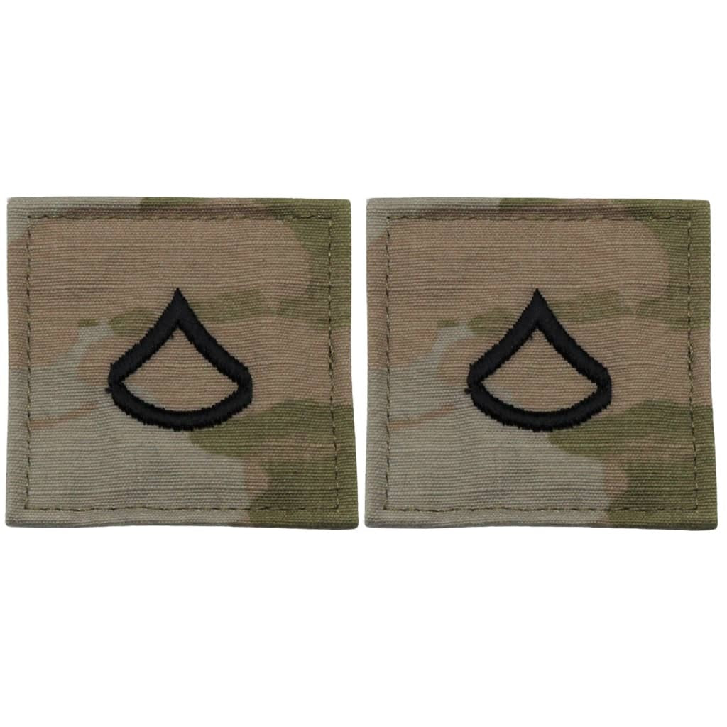 PFC Private First Class Rank OCP Patch With Hook Fastener