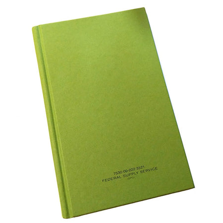 Army Green Memorandum Log Book 5 1/2" x 8"