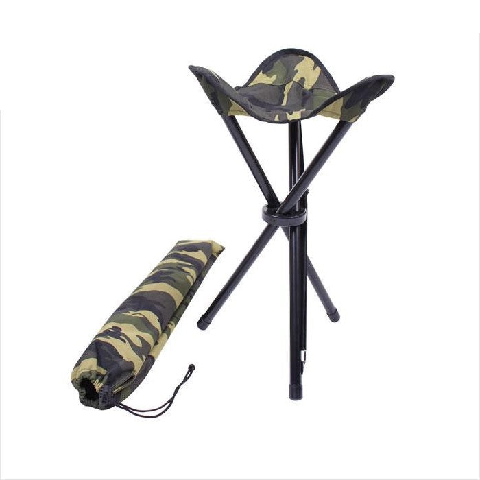 Collapsible StoolCollapsible Stool with Carry Strap - Woodland Camo