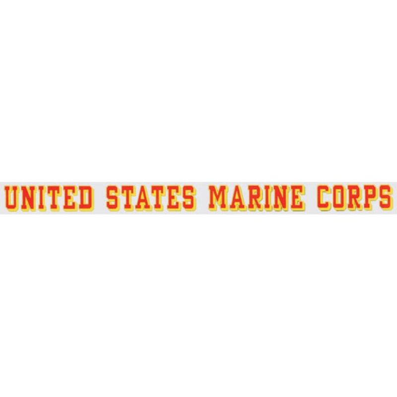 USMC 1.5"x17.25" WS United States Marine Corps Window Strip Decal