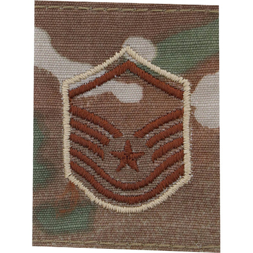 OCP E7 Master Sergeant Air Force Rank Gore-Tex Slide-On Patch