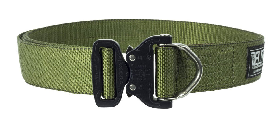 Olive Drab Elite Cobra Rigger's Belt with D Ring Buckle