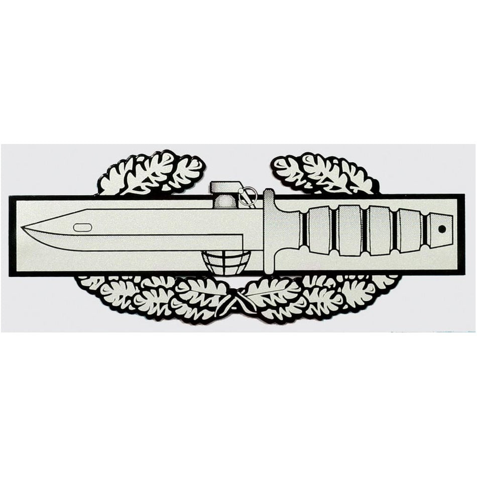 Combat Action Badge Decal 6.75" x 2.75"