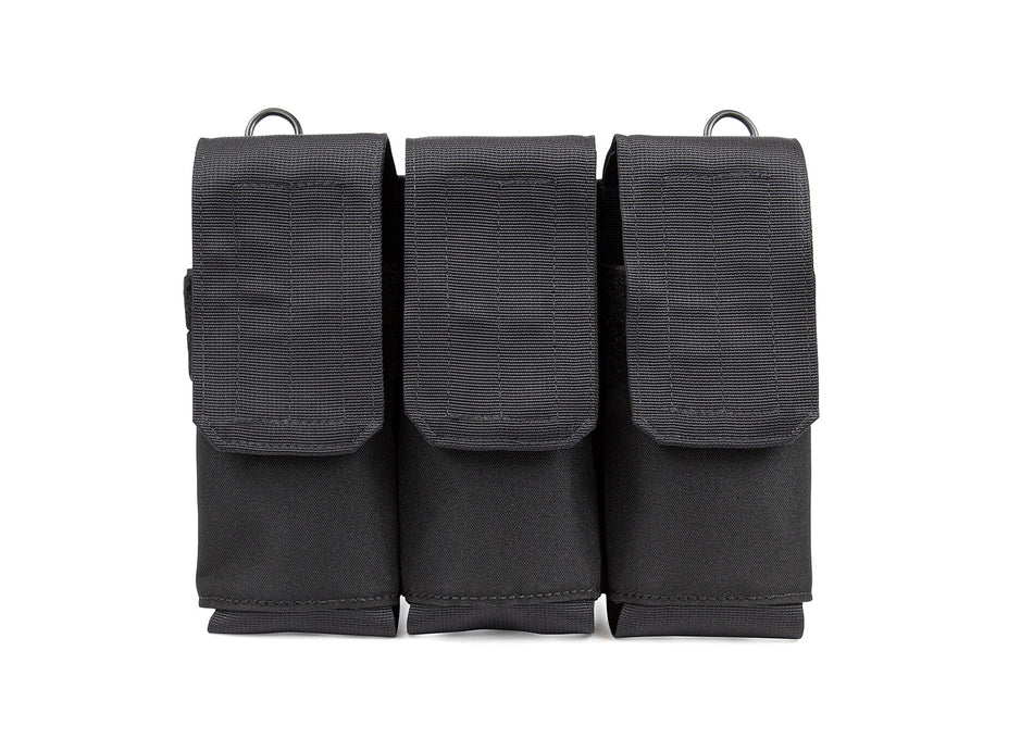 Hook and Loop Three Magazine Pouches