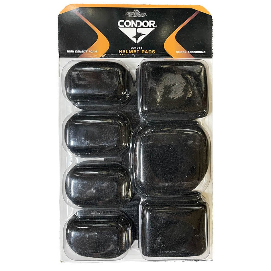 Helmet Pads Complete Set Black by Condor