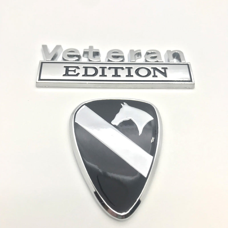 Veteran Edition Metal Car Decal