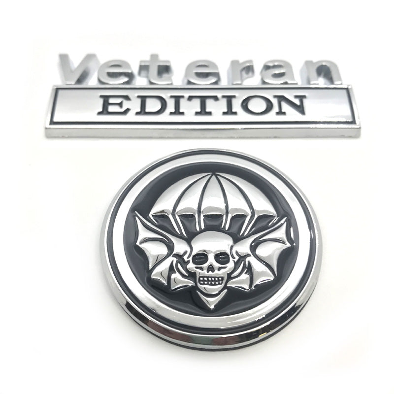 Veteran Edition Metal Car Decal