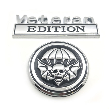 Veteran Edition Metal Car Decal