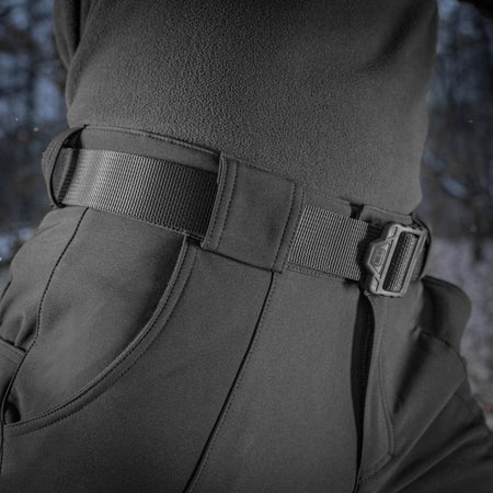 Black M-Tac Pants Soft Shell Winter Belt Loops