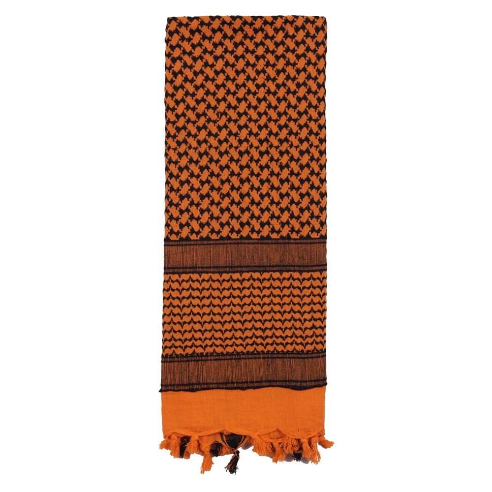 Orange Rothco Shemagh Tactical Desert Keffiyeh Scarf