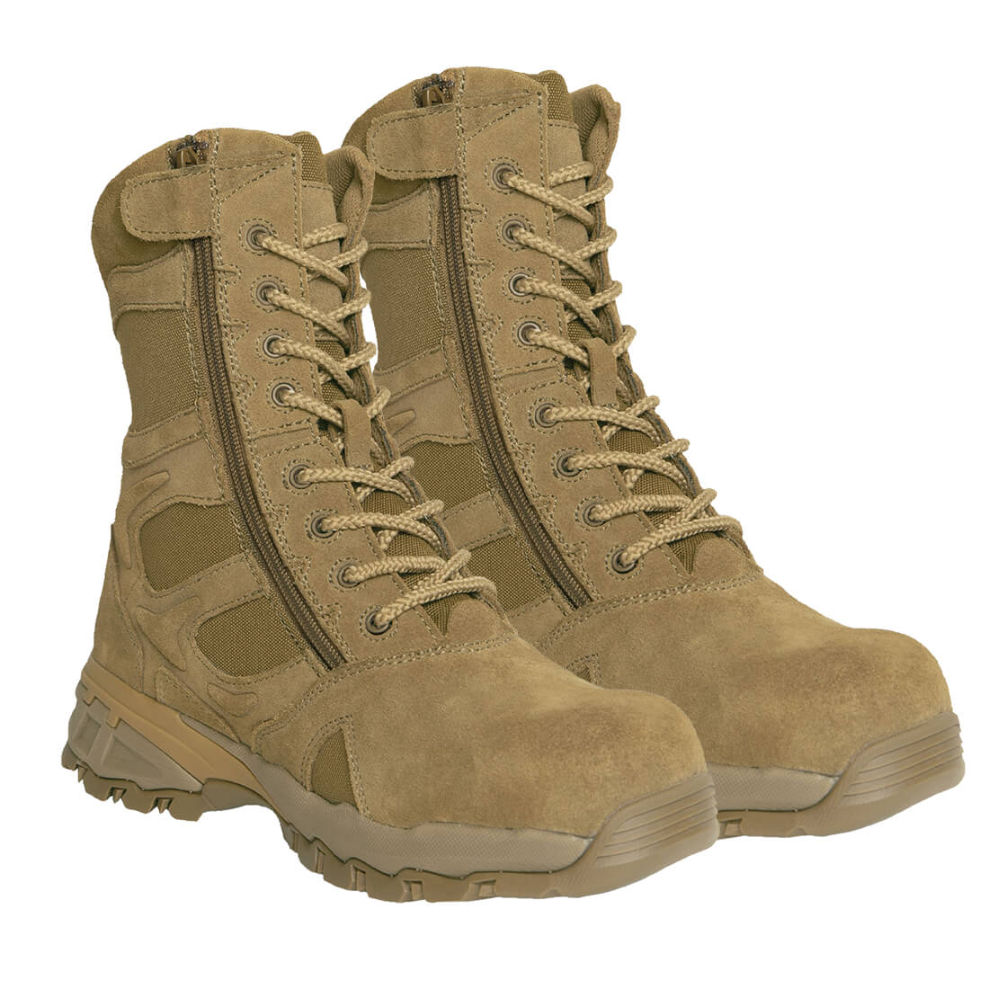 Rothco Forced Entry Composite Toe AR 670-1 Coyote Brown Tactical Boot