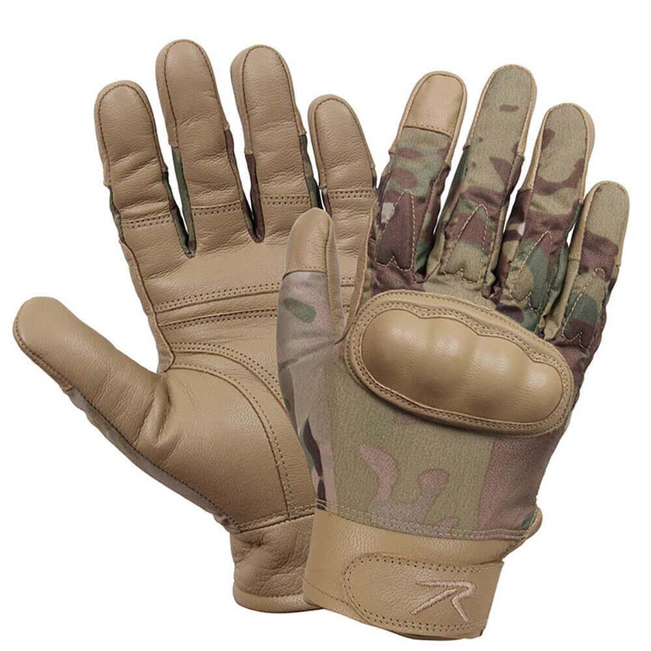 Rothco Hard Knuckle Tactical Gloves Cut and Fire Resistant