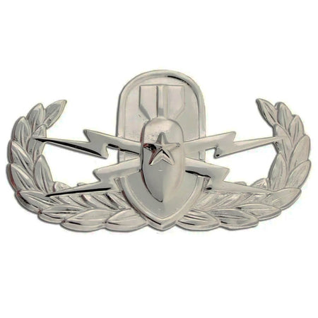 Senior EOD Explosive Ordnance Disposal Badge Full Size With Mirror Finish