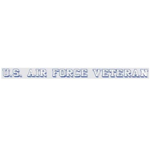 U.S. Air Force Veteran Window Strip Decal 18"x1.25"