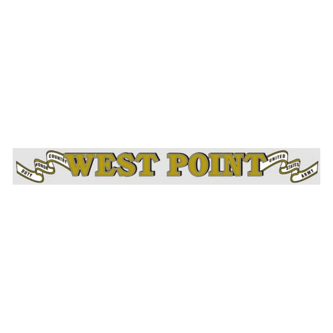 West Point Window Strip Decal