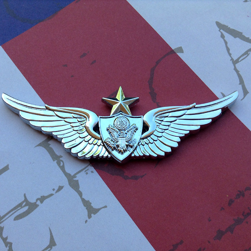 US Army Aircrew Badge Metal Car Decal