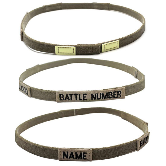 Army Cat Eyes ACH Helmet Band Add Name, Blood Type, and Roster ...