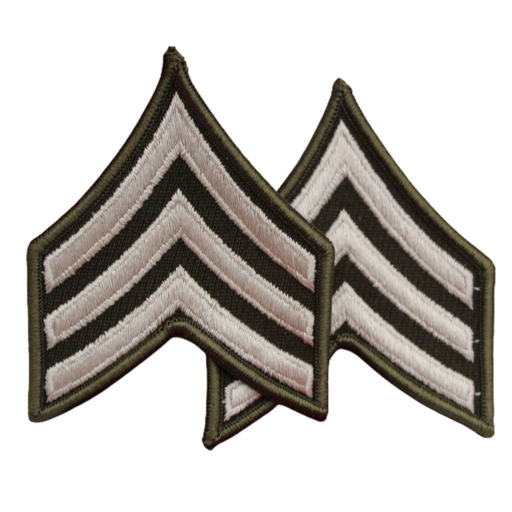 Army Sergeant AGSU Sew On Rank Patches