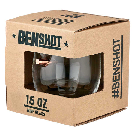 BenShot Freedom Wine Glass - 15oz in Package