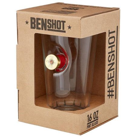 BenShot Shotgun Shell Glasses Pint Glass