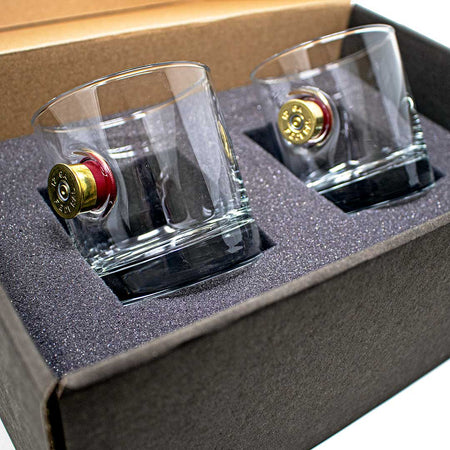 Set of 2 BenShot Shotgun Shell Glasses