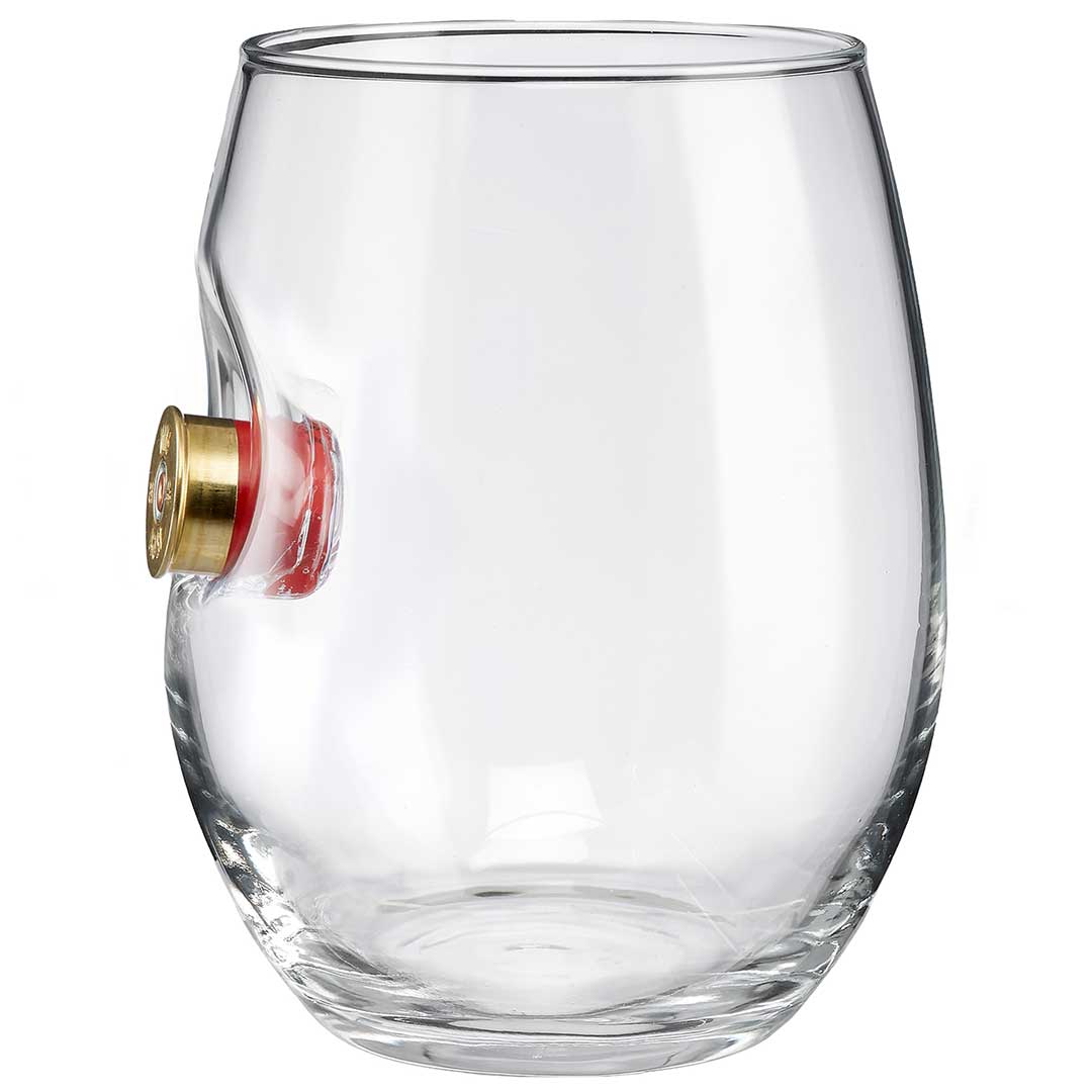 BenShot Shotgun Shell Stemless Wine Glasses