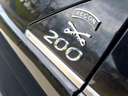 Recon Tab Metal Car Decal