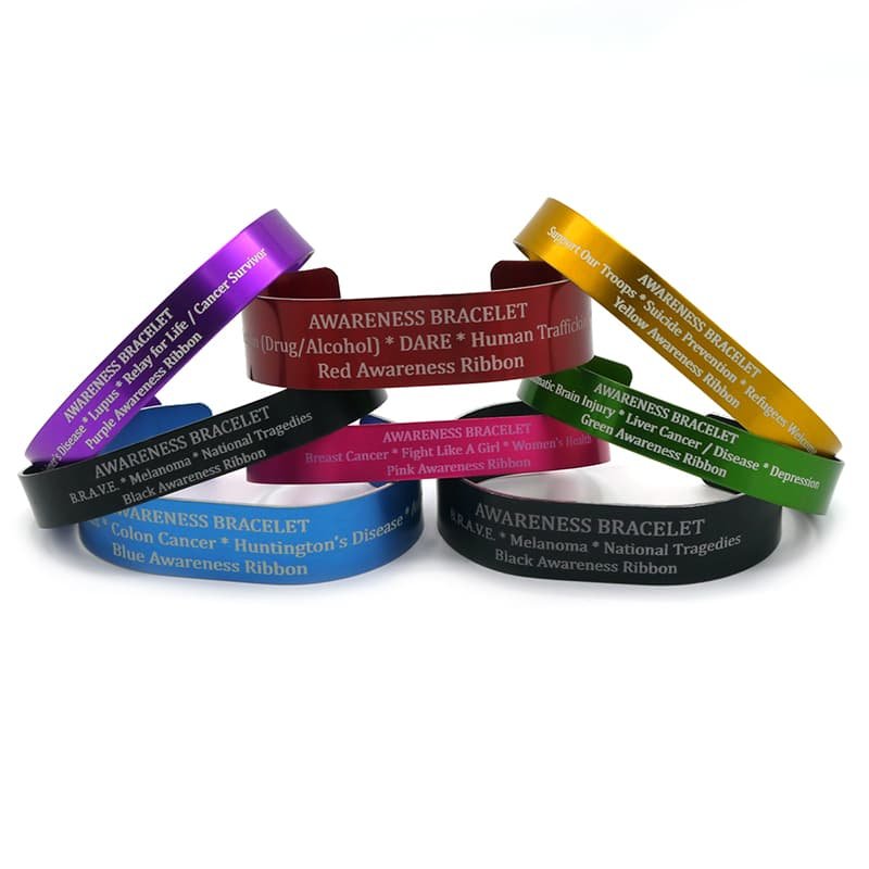 Custom Awareness Bracelets