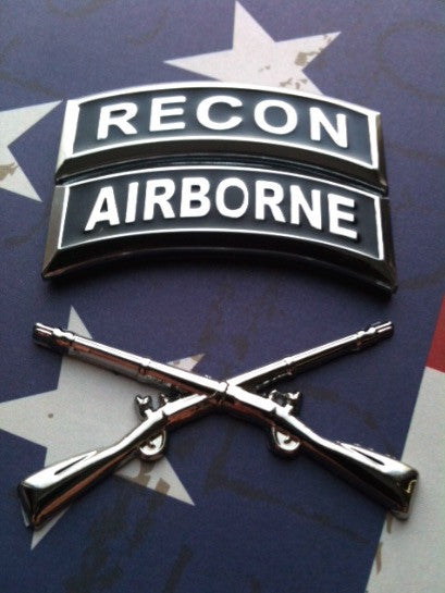 Recon Tab Metal Car Decal