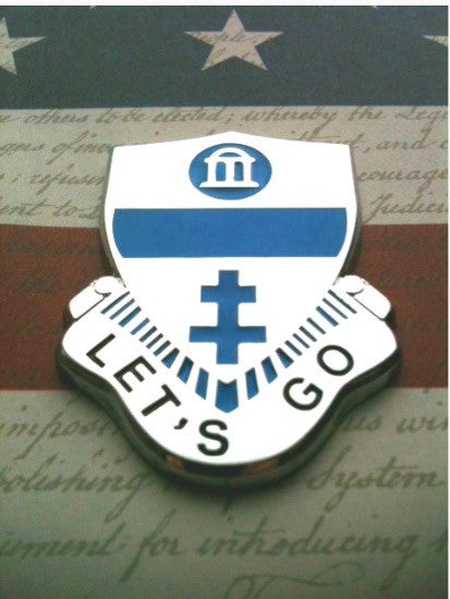 325th Infantry AIR Let's Go! Metal Auto Decal