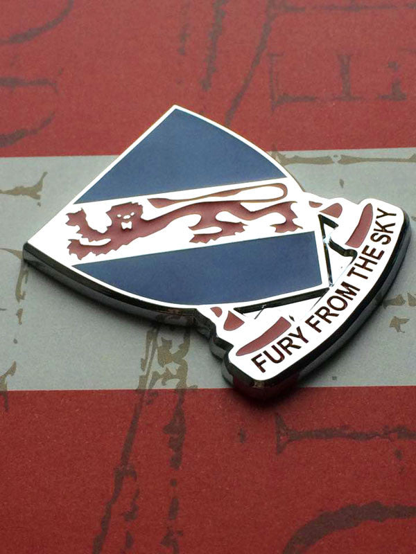 508th Infantry Regiment Fury From The Sky Metal Car Decal