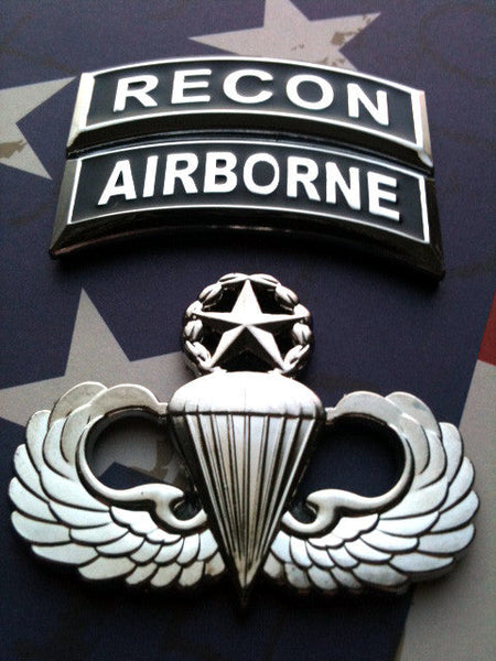 Recon Tab Metal Car Decal