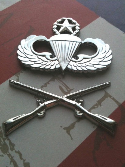 Master Parachutist Badge Jump Master Metal Decal