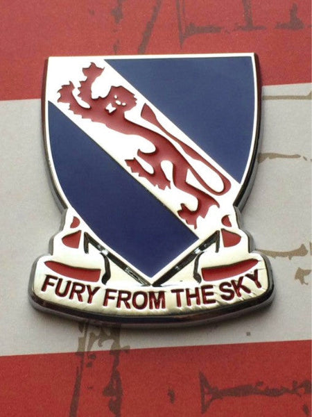 508th Infantry Regiment Fury From The Sky Metal Car Decal