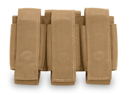 Coyote MOLLE Triple Grenade Pouch