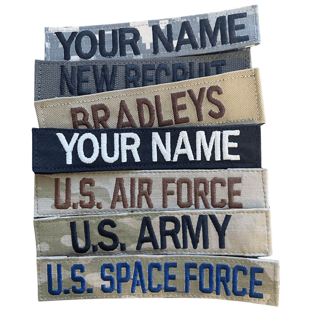 Military hotsell name patches